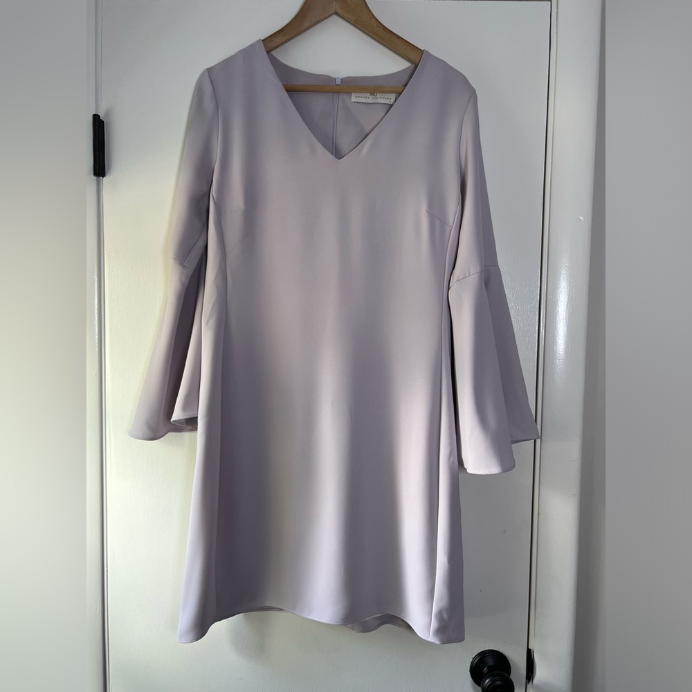 Amanda Uprichard Shift Dress Lavender Purple Coquette Party Wedding Guest Chic